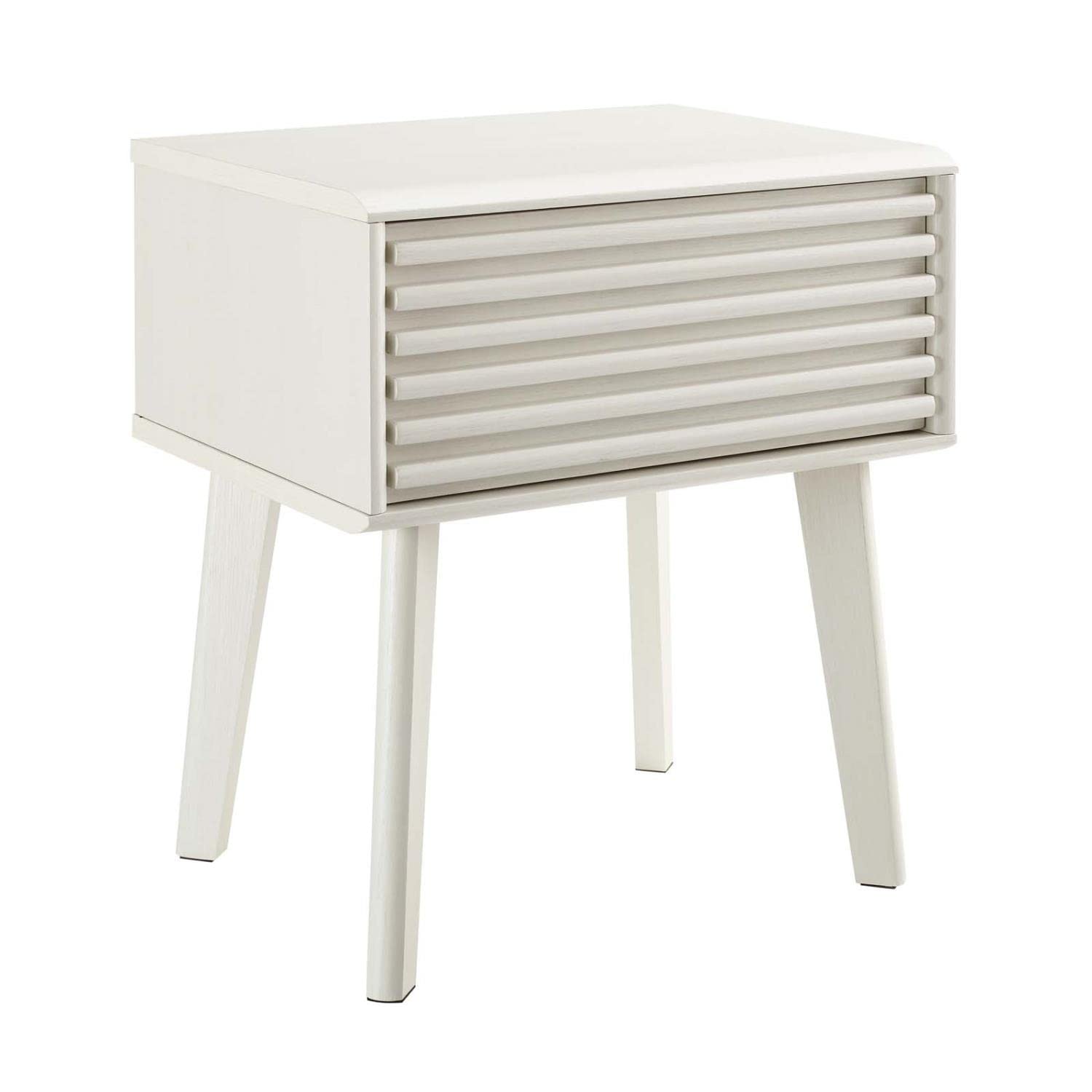 Modway Render Mid-Century Modern, End Table, White